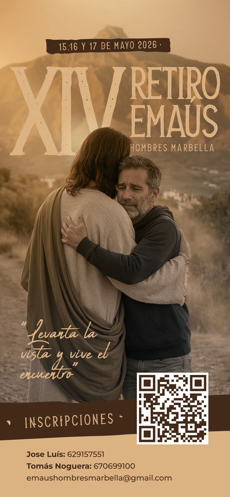 Cartel Emaús Hombres Marbella